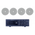 Epcom Amplificador de Audio EPB120E, Alámbrico, 1 Canal, Terminales de Abrazadera, 110V