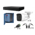 Epcom Kit de Vigilancia KESTX8T16BGP/A de 16 Cámaras CCTV Bullet y 16 Canales, Transceptores, Conectores y Fuente de Poder  1