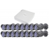 Epcom Kit de Vigilancia KESTXLT16B de 16 Cámaras CCTV TURBO y 16 Canales, con Grabadora DVR  1