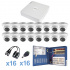 Epcom Kit de Vigilancia TurboHD KESTXLT16EW de 16 Cámaras CCTV Domo y 16 Canales, max. 6TB, con Grabadora  1