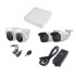Epcom Kit de Vigilancia KESTXLT2B/2DW de 2 Cámaras Bullet y 2 Cámaras Domo CCTV, 4 Canales, con Grabadora  1