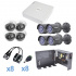 Epcom Kit de Vigilancia KESTXLT4B/4DW de 8 Cámaras CCTV (4 Bullet y 4 Domo) 8 Canales, con Grabadora  1