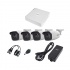 Epcom Kit de Vigilancia KESTXLT4BW de 4 Cámaras CCTV Bullet y 4 Canales, con Grabadora  1