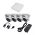 Epcom Kit de Vigilancia KESTXLT4EW de 4 Cámaras CCTV Domo y 4 Canales, con Grabadora  1