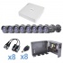 Epcom Kit de Vigilancia KESTXLT8B de 8 Cámaras CCTV Bullet y 8 Canales Turbo HD, con Grabadora  2