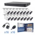 Epcom Kit de Vigilancia KEVTX8T16BW de 16 Cámaras CCTV Bullet y 16 Canales, con Grabadora  2
