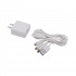Epcom Cargador de Pared PL52C, 5V, 1x USB-A, Blanco ― incluye Cable Multi-puertos USB-C/Micro USB/Lightning  3