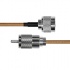 Epcom Cable Coaxial RG142 N Macho - UHF Macho, 60cm, Marrón