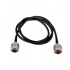Epcom Cable Coaxial N Macho - N Macho, 1.1 Metros, Negro  1