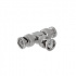 Epcom Conector Coaxial Triple BNC Macho, Plata  1