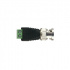 Epcom Conector Coaxial BNC Macho con Terminales Tipo Tornillo, Negro/Verde  1