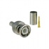 Epcom Conector Coaxial BNC Macho, Plata  1