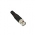 Epcom Conector Coaxial BNC Macho, Negro/Plata/Rojo  1