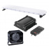Epcom Kit de Sirena X75AKITF, Negro/Blanco, incluye Sirena X100F/Bocina XLS100/Barra de luces LED X75A Ámbar