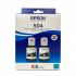 Kit de Tanque de Tinta Epson T504, 2 Botellas Negro, hasta 7500 Páginas  1
