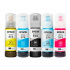 Kit de Tanque de Tinta Epson T574, 70ml, 5 Botellas Negro/Cian/Magenta/Amarillo  1