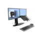 Ergotron Soporte para Elevación Combinado Neo-Flex, para Monitor y Laptop 20", Negro  2