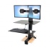 Ergotron WorkFit-S Dual con Superficie de Trabajo para 2 Monitores hasta 24'', max. 11.4KGs  1