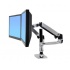 Ergotron Brazo de Mesa LX Doble para Monitor 24'', Plata - Imagen adicional 3