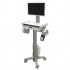 Ergotron Estación de Trabajo de Pie y Sentado CareFit, hasta 14.5Kg, para Monitor 27", Gris/Blanco - Imagen adicional 2