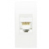 Estevez Placa de Pared N1118.6-BL, Cat 6, 1 Puerto, Blanco  1