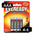 Eveready Pila Carbon Zinc AAA Blister, 1.5V, 72 Piezas  2