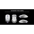 Mouse Gamer EVGA Óptico X12, Alámbrico, USB, 16.000DPI, Blanco  5