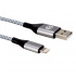 Evorok Cable de Carga Lightning Macho - USB A Macho, 3 Metros, Gris  1