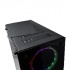 Gabinete Evotech EV-1007 con Ventana RGB, Midi-Tower, ATX, USB 2.0/3.2, con Fuente 600W, Negro  5