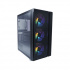 Gabinete Evotec EV-1021, Mini-Tower, ATX/Micro-ATX/Mini-ITX, USB 2.0/3.0, sin Fuente, 3 Ventiladores Instalados, Negro