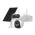 Ezviz Cámara de Seguridad IP Smart WiFi Domo IR para Exteriores CS-HB90X Dual 4G Kit, Inalámbrico, 2560 x 1440 Pixeles, Día/Noche