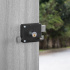 Fanal Cerradura de Sobreponer SBM-170PGOD, Negro - Imagen adicional 1