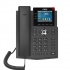 Fanvil Teléfono IP X3U con Pantalla 2.8", 6 Lineas, 9 Teclas Progamables, Altavoz, Negro  2