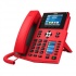 Fanvil Teléfono IP con Pantalla 3.5'' X5U-R, 16 Líneas, Bluetooth, Altavoz, Negro/Rojo  2