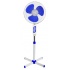 Fast Wind Ventilador de Pedestal FS-40-S002, 3 Velocidades, 16", Azul/Blanco  1