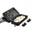 FiberHome Caja de Empalme para Fibra Óptica FDP-420E-16, 28.5 x 17 x 10cm, 16 Acopladores, Negro  2