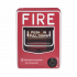 Fire-Lite Estación Manual de Emergencia, Alámbrico, Rojo, Texto en Inglés  1