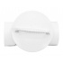 Fleximatic Cople Anti-Retorno para Tubería Sanitaria, 6", Blanco  3