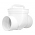 Fleximatic Cople Anti-Retorno para Tubería Sanitaria, 6", Blanco  1