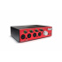 Focusrite Interfaz de Audio Clarett+ 4Pre, USB-C, 4 Preamplificadores de Micrófono, Rojo/Negro  4