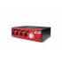 Focusrite Interfaz de Audio Clarett+ 4Pre, USB-C, 4 Preamplificadores de Micrófono, Rojo/Negro  5