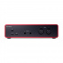 Focusrite Interfaz de Audio Scarlett 2i2 4rd Gen, USB-C, XLR, Negro/Rojo  2