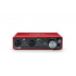 Focusrite Interfaz de Audio Scarlett 2i2 3rd Gen, USB, 2x XLR, 2x 6.3mm, Rojo/Negro  4