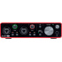 Focusrite Interfaz de Audio Scarlett 2i2 3rd Gen, USB, 2x XLR, 2x 6.3mm, Rojo/Negro  1