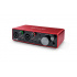 Focusrite Interfaz de Audio Scarlett 2i2 3rd Gen, USB, 2x XLR, 2x 6.3mm, Rojo/Negro  5