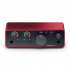 Focusrite Interfaz de Audio Scarlett Solo 4th Gen, USB-C, XLR, Rojo/Negro  5
