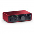 Focusrite Interfaz de Audio Scarlett Solo 4th Gen, USB-C, XLR, Rojo/Negro  1