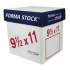 Formastock Papel Stock 1 Tanto, 6000 Hojas de 9.5" x 5.5", Blanco  1
