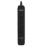 Forza Power Technologies Supresor de Picos FSP-451USBCBK, 6 Salidas, 2 Puertos USB, 500 Joules