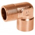 Foset Codo de 90° 3/4" Cobre, Latón